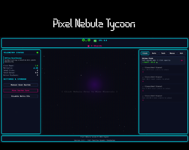 Cover image for Pixel Nebula Tycoon