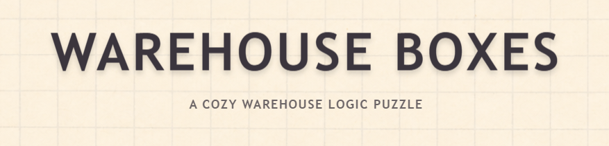 WAREHOUSE BOXES