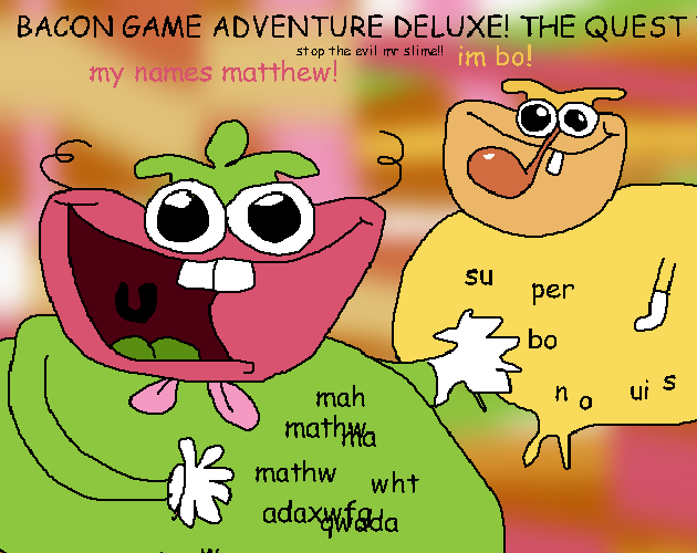 Cover image for BACON GAME ADVENTURE DELUXE