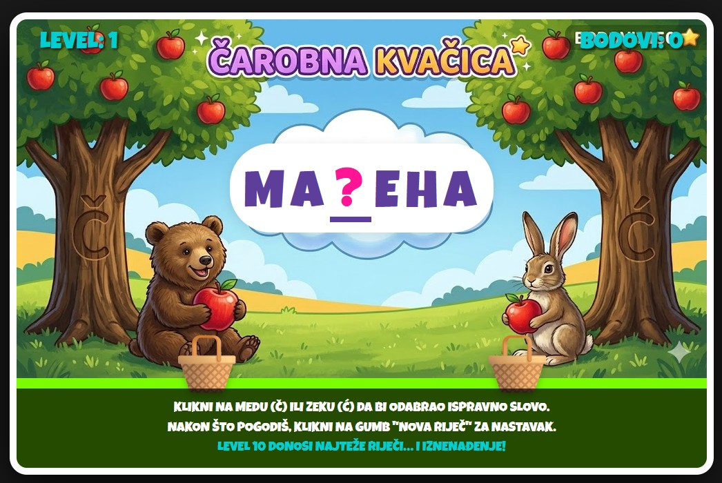Cover image for Čarobna kvačica