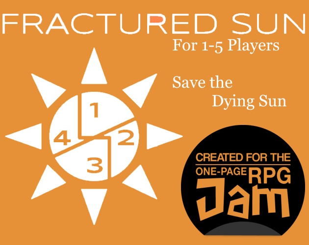 Cover image for Fractured Sun *One-Page RPG JAM '26*