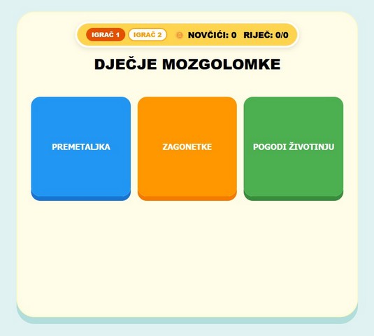 Cover image for Dječje mozgolomke