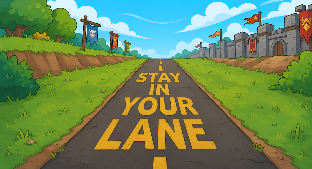 Cover image for Stay in you lane