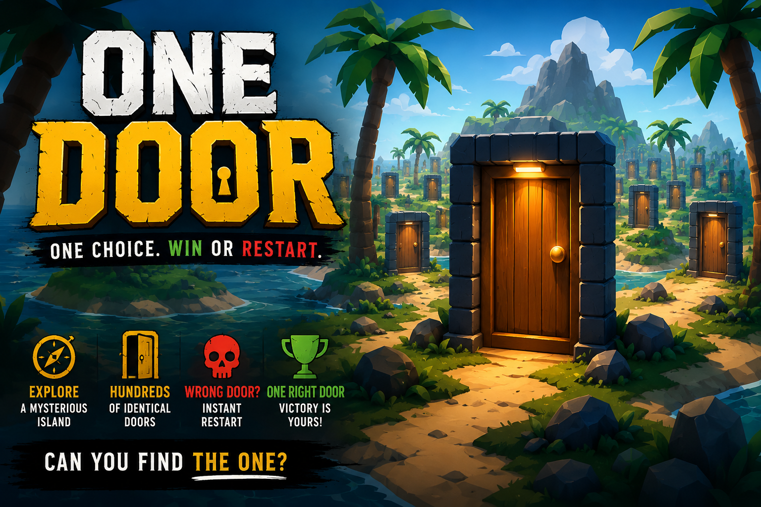 Cover image for ONE DOOR