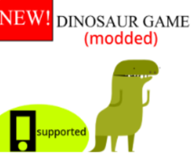 Cover image for Dinosaur Game (modded)