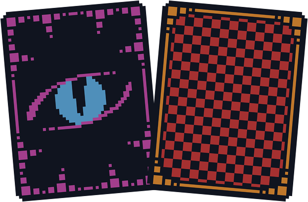 Pixel Art Playing Cards and Tarot Deck