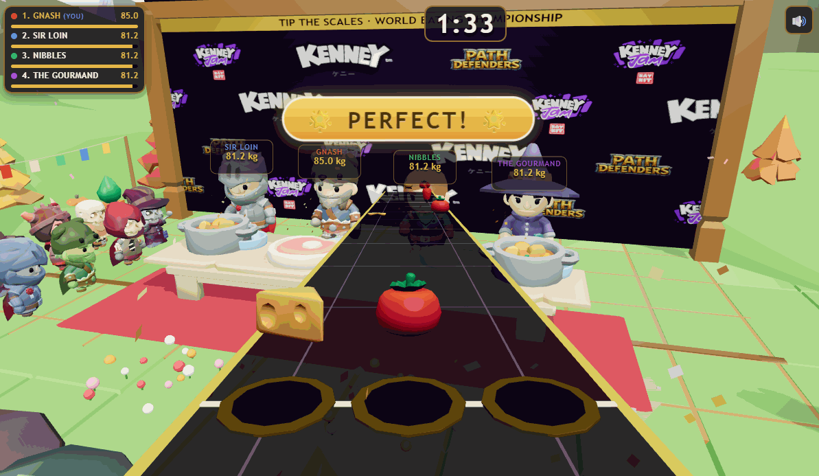 Tip the Scales - Rhythm  Eating [Free] [Rhythm] [Windows] [Linux] [Android]