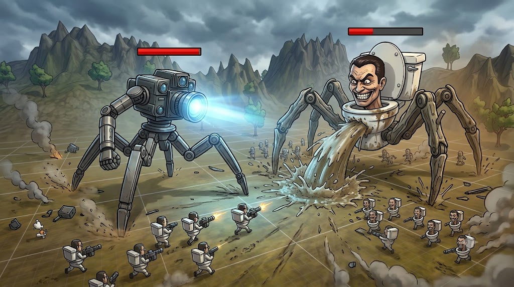 Cover image for SKIBIDI RUSH