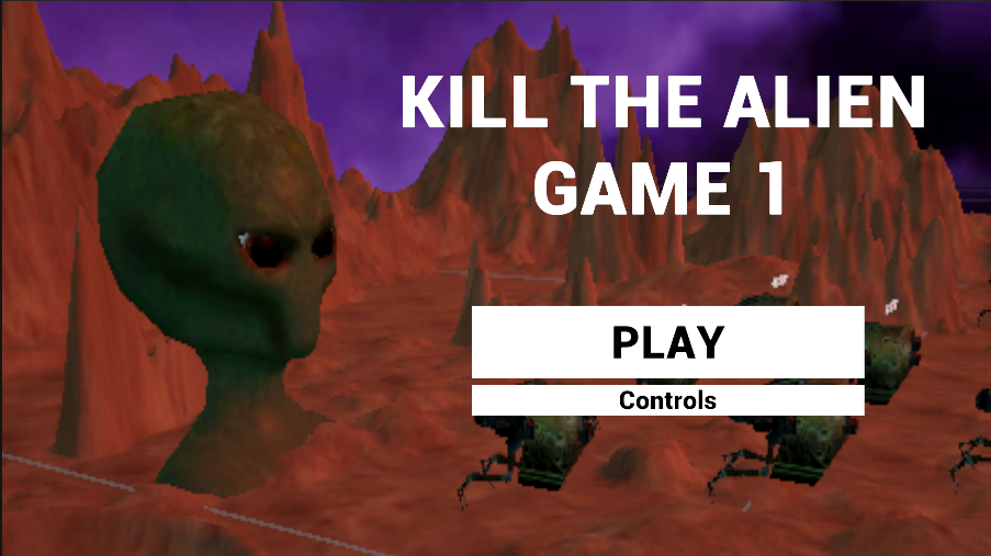 Cover image for KILL THE ALIEN GAME