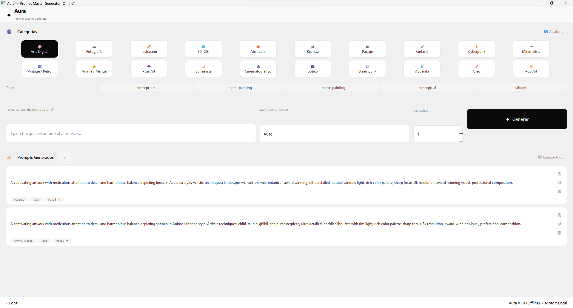 Cover image for Aura AI Prompt Master Pro – Professional Prompt Generator for Any AI