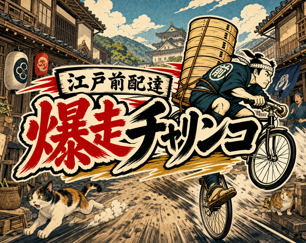 Cover image for EDOMAE COURIER ​ Bicycle Delivery in Retro Japan /江戸前チャリンコ
