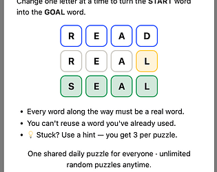 Word Ladder [Free] [Puzzle]
