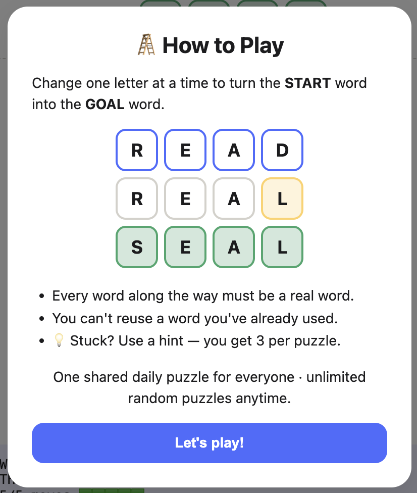 Cover image for Word Ladder