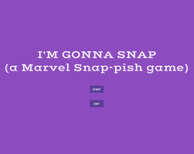 Cover image for I'm Gonna Snap