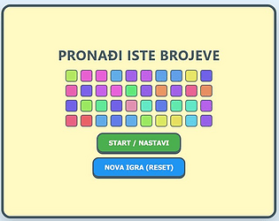 Memory kocke s brojevima [$3.50] [Puzzle] [Windows]