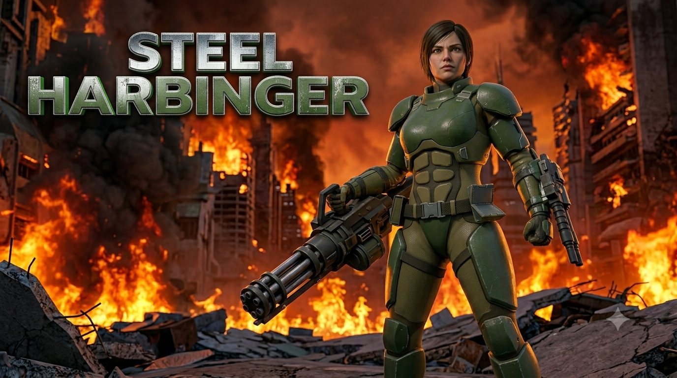 Cover image for STEEL HARBINGER