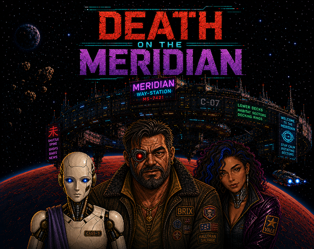Cover image for DEATH ON THE MERIDIAN