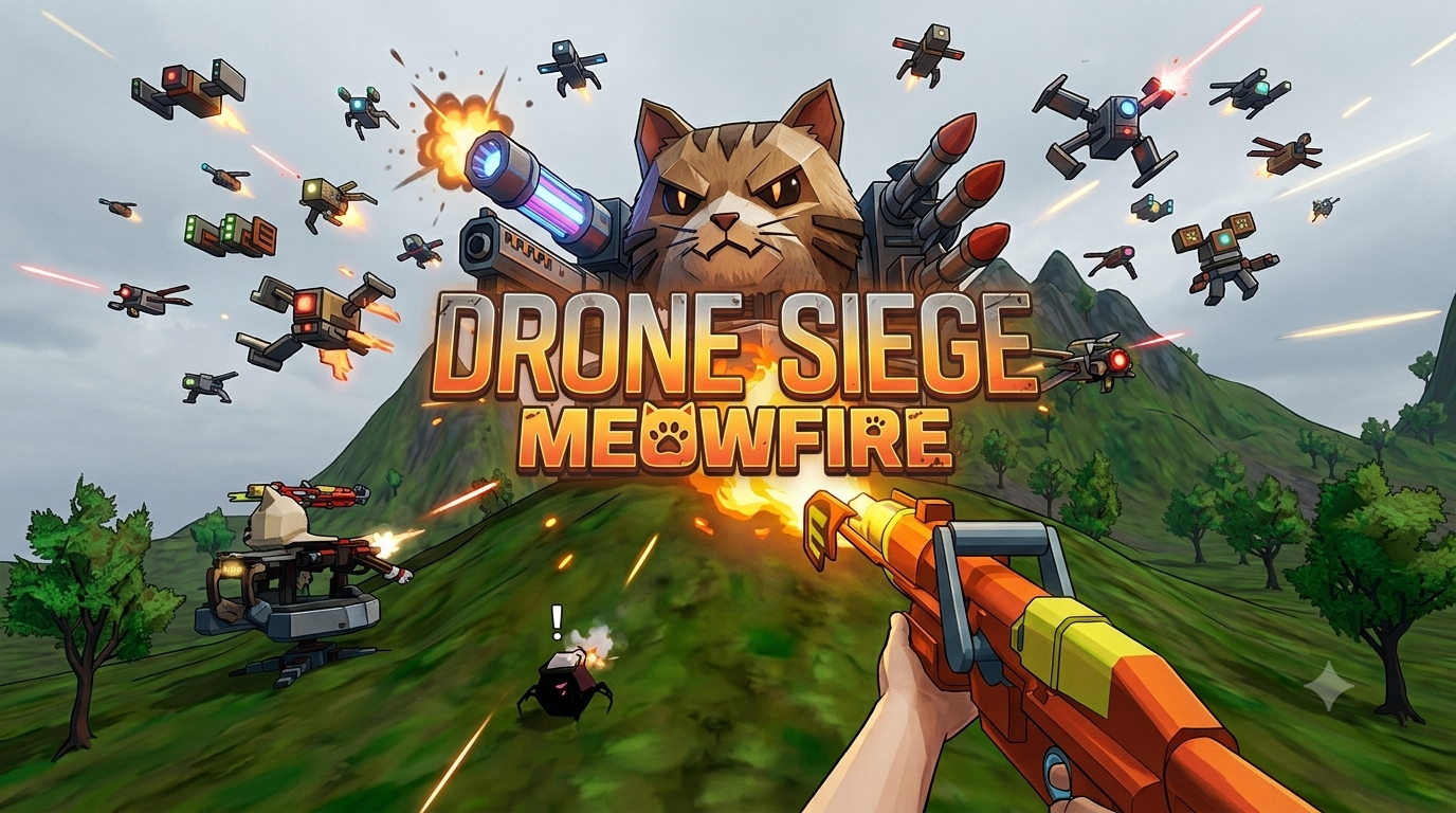 Cover image for DRONE SIEGE meowfire