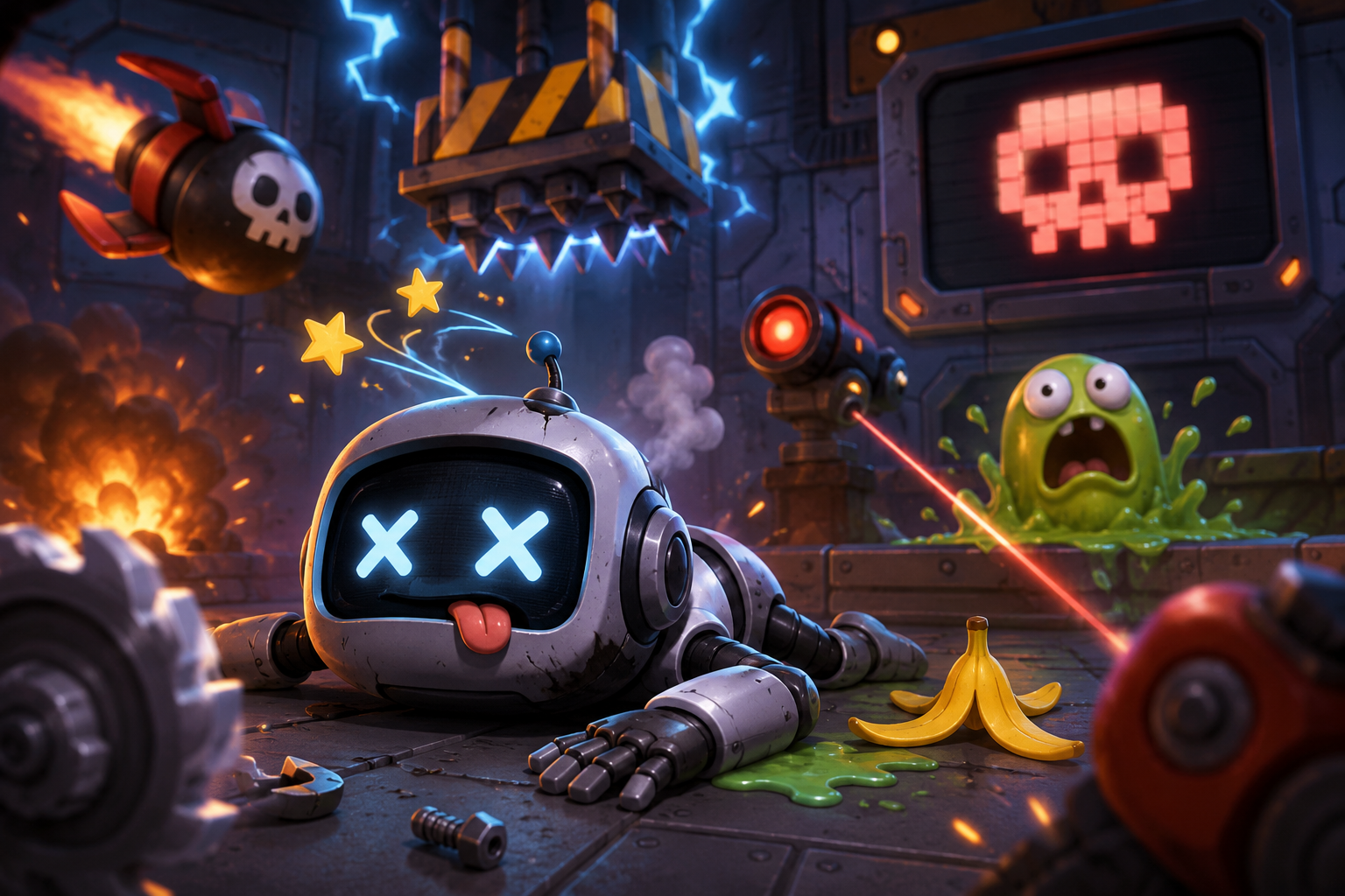 Cover image for robot game
