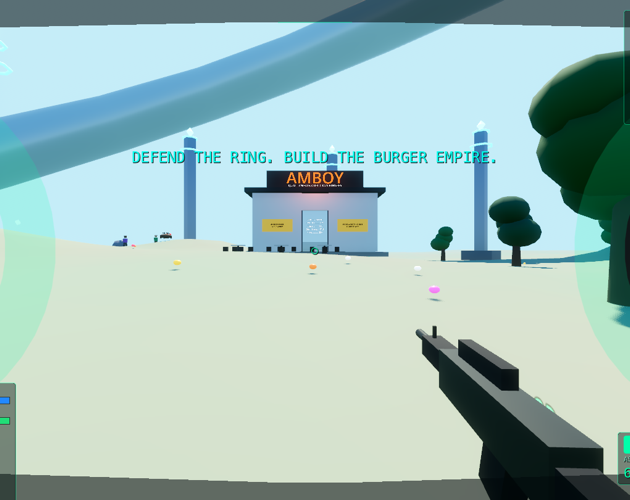 Cover image for AMBOY x HALO 2: Ring World Burger Defense