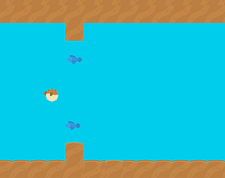 Flappy Pufferfish game screenshot