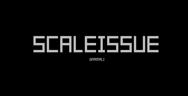 Scale Issue