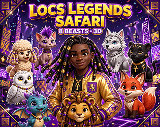 Locs Legends Safari - 8 Beasts 3D [Free] [Action]
