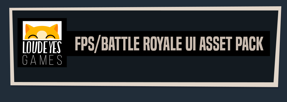 Battle Royale/ FPS Game UI Asset Pack