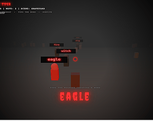 Creepy typer: Inkling game screenshot