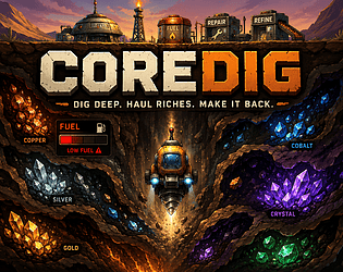 Coredig game screenshot