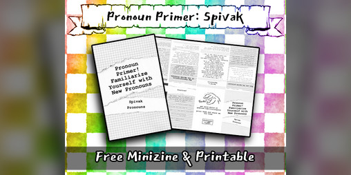Cover image for Pronoun Primer! Familiarize Yourself with New Pronouns: Spivak Pronouns