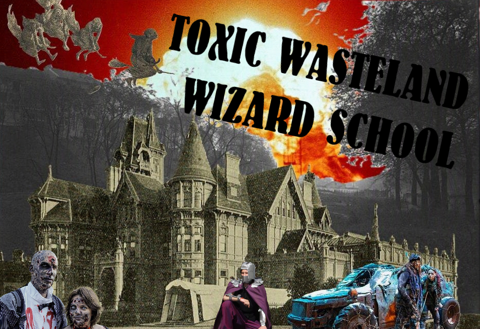 Cover image for Toxic Wasteland Wizard School