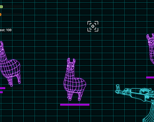 Llamashootout game screenshot