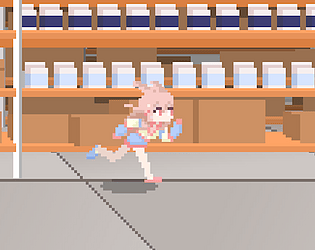 Dirty Dozen Doujin Dash game screenshot