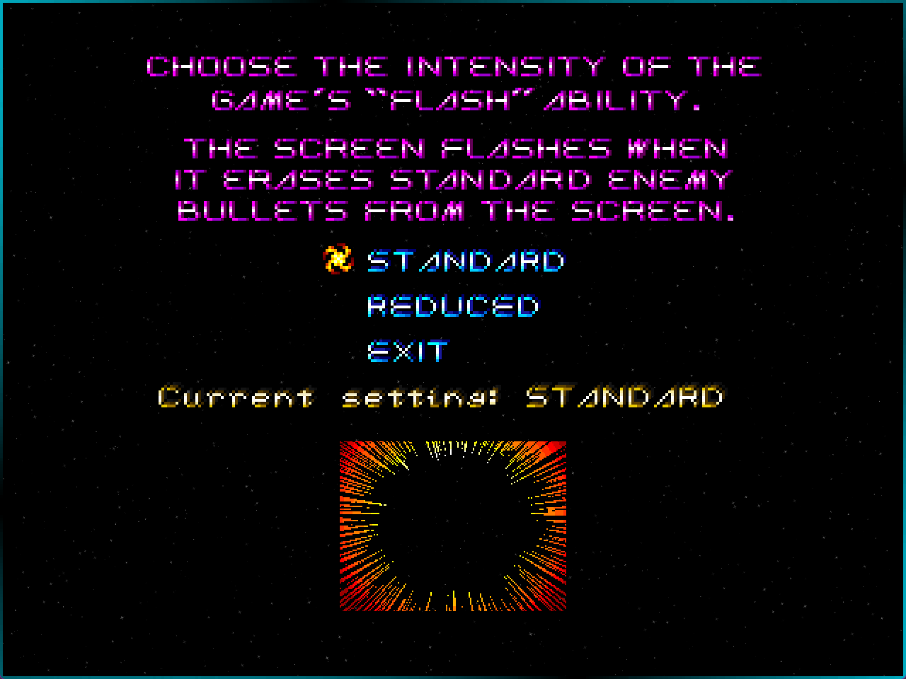 Reduced Flash option