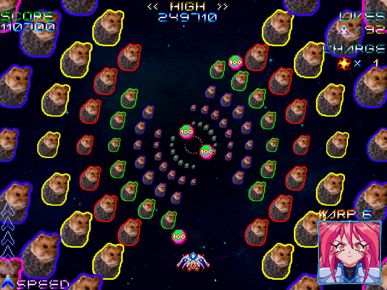 Warp 6 bonus stage
