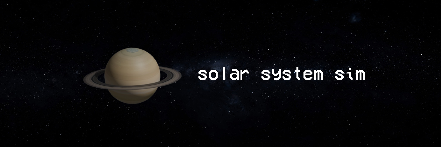 solar system simulation
