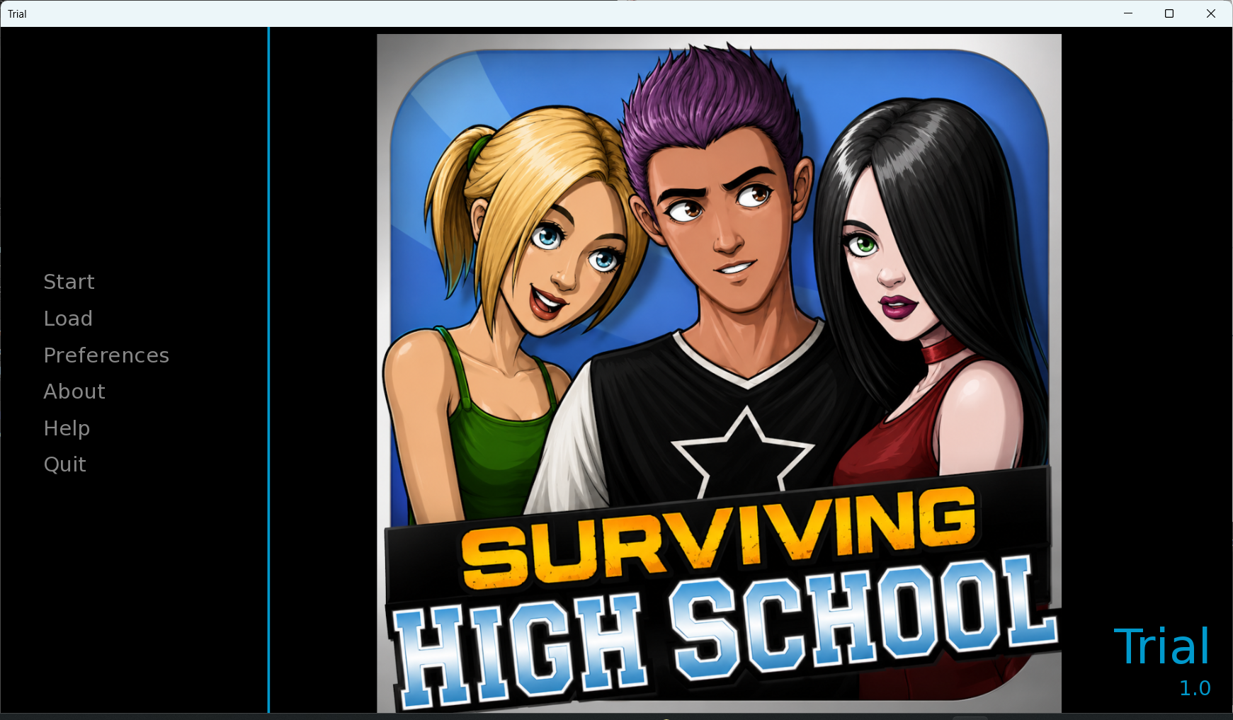 Cover image for Surviving Highschool - Visual Novel Remaster