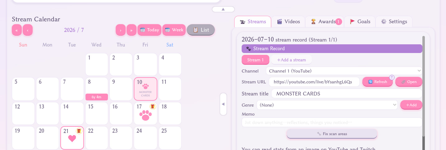 VTuber Notebook - BUITECHO| Free Edition