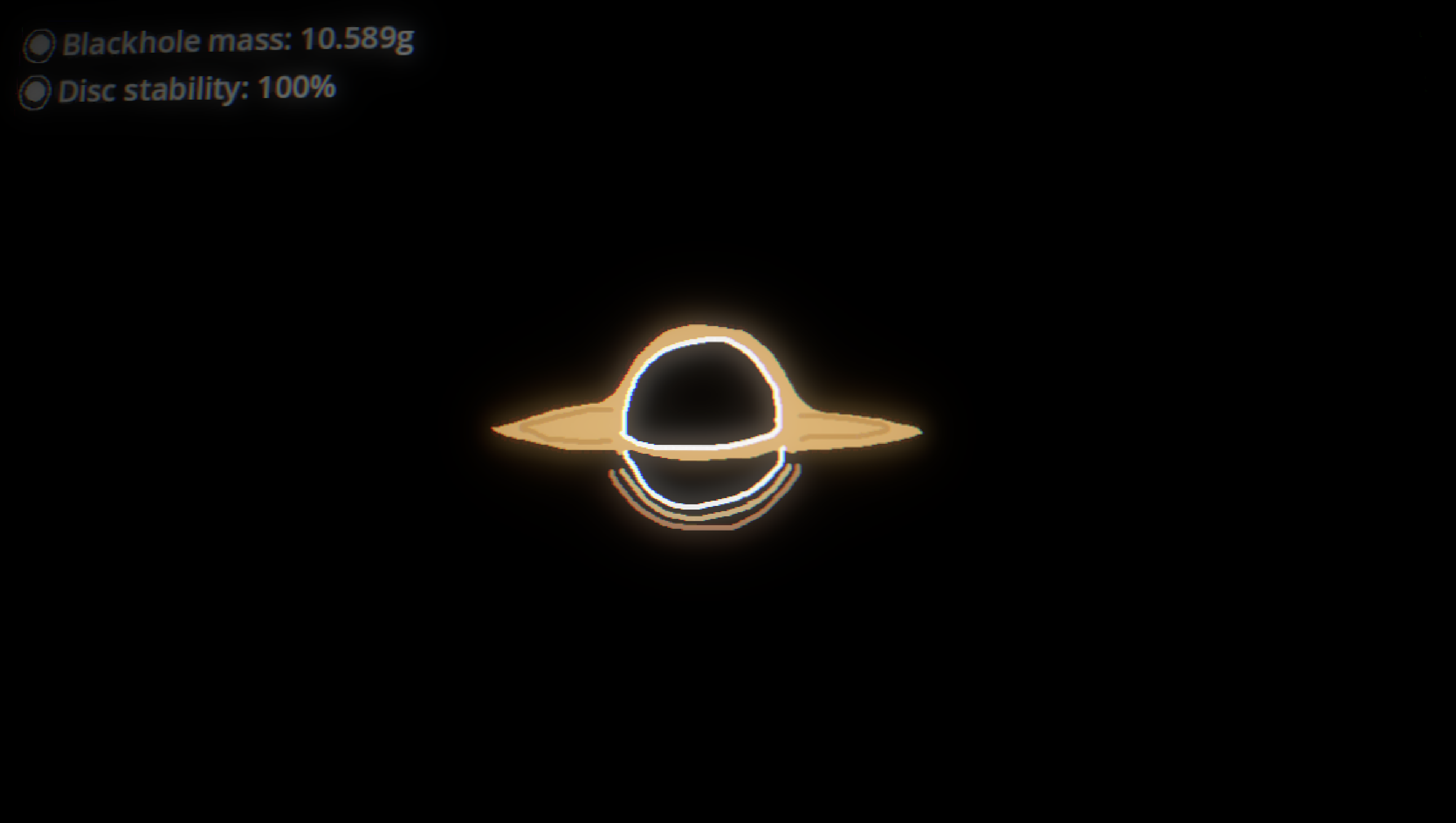 Black hole game