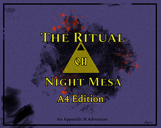 Ritual on Night Mesa - A4 Edition! game screenshot