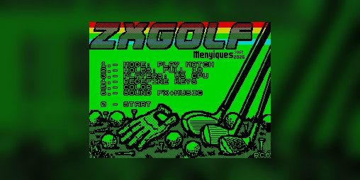 Cover image for ZXGolf for Spectrum 128Kb