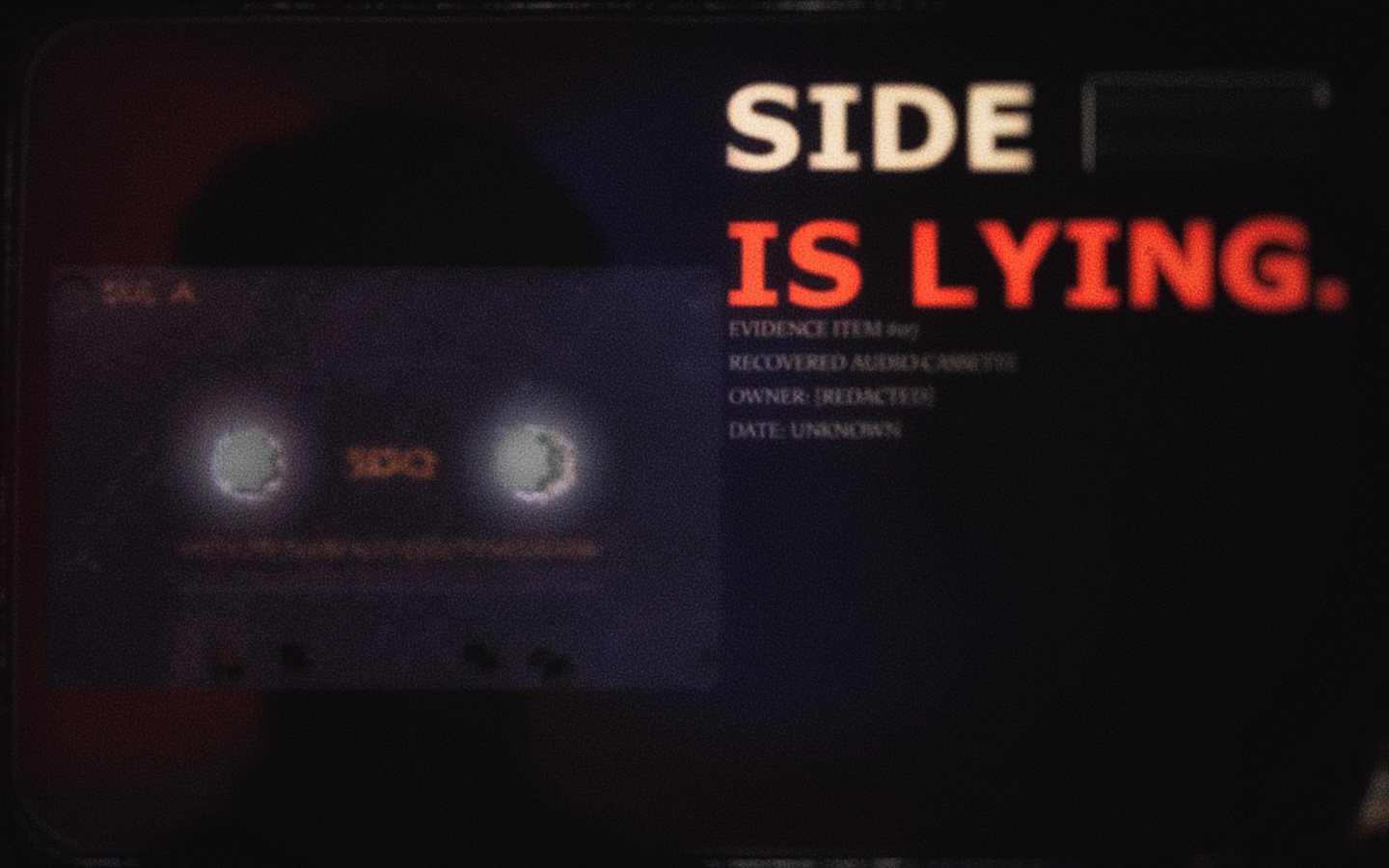 Side _ is lying Side _ is lying