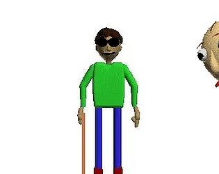 Baldi basics But Your Blind game screenshot