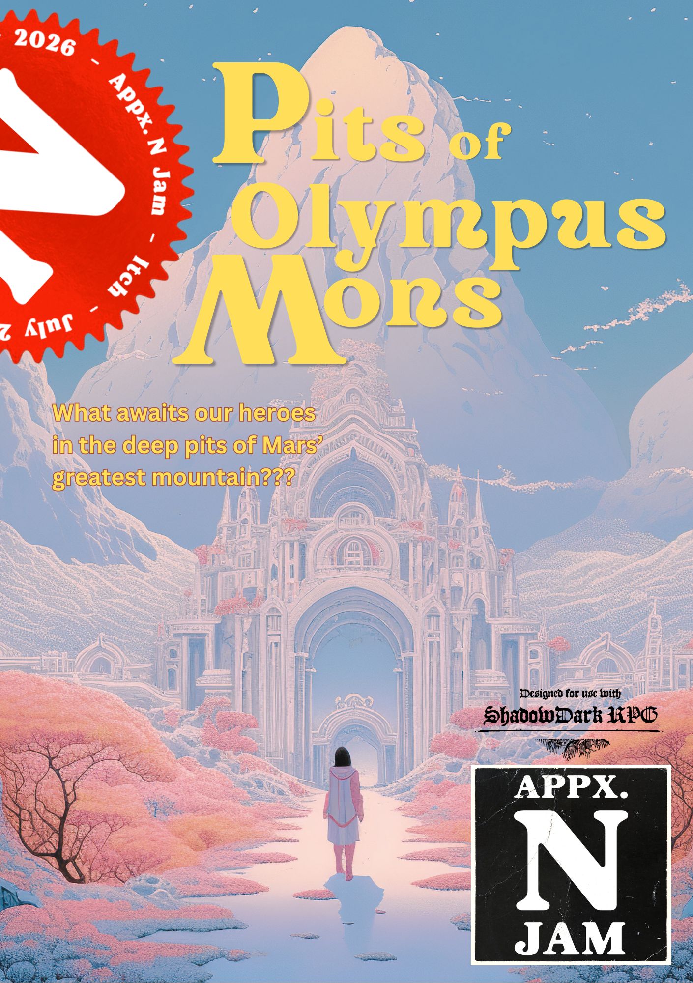 Cover image for Pits of Olympus Mons