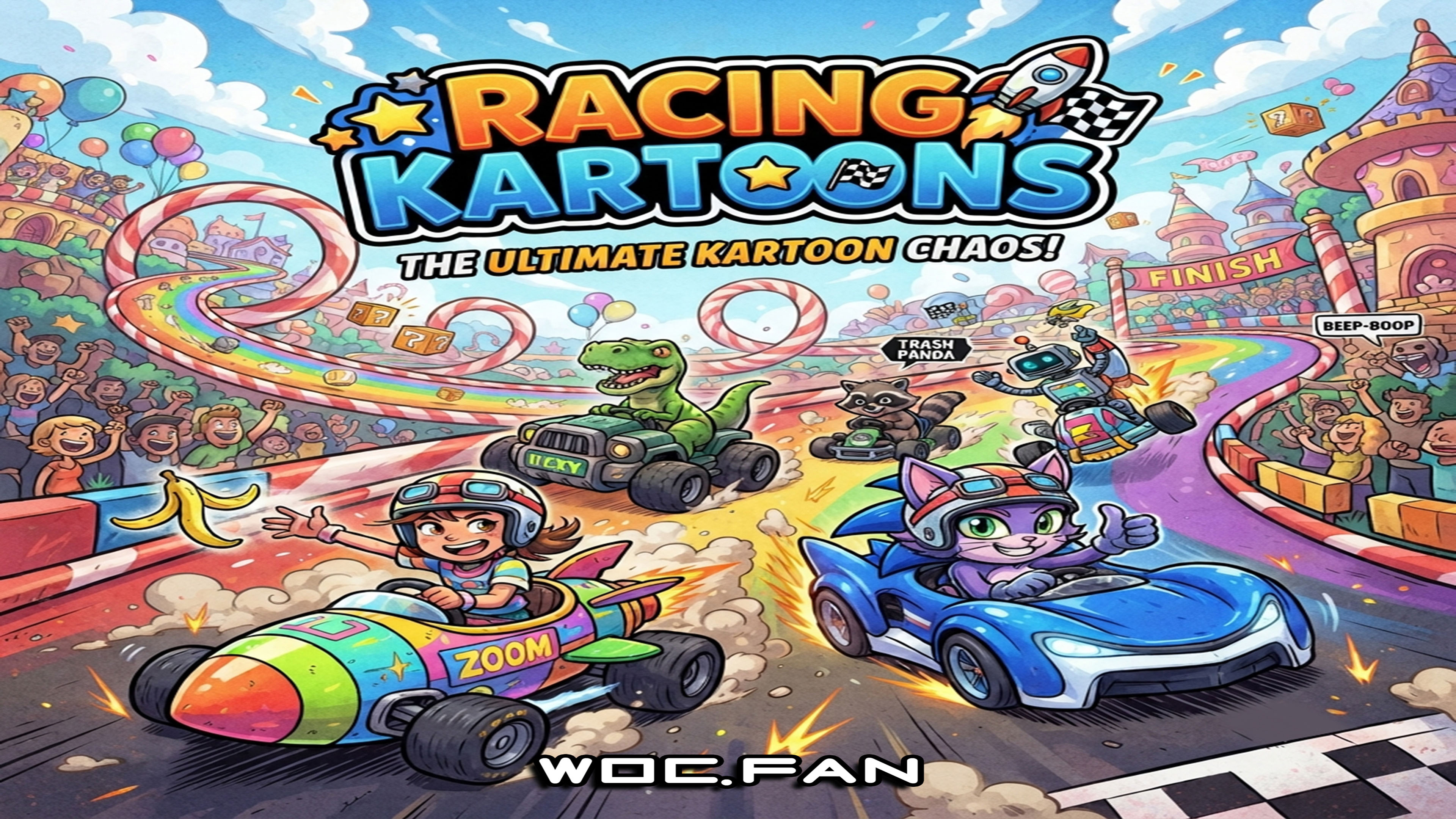 Racing Kartoons