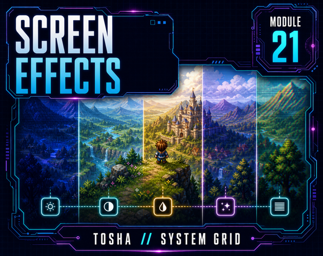 Screen Effects Plugin for RPG Maker MZ by ToshaAngel