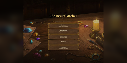 Cover image for The Crystal Atelier