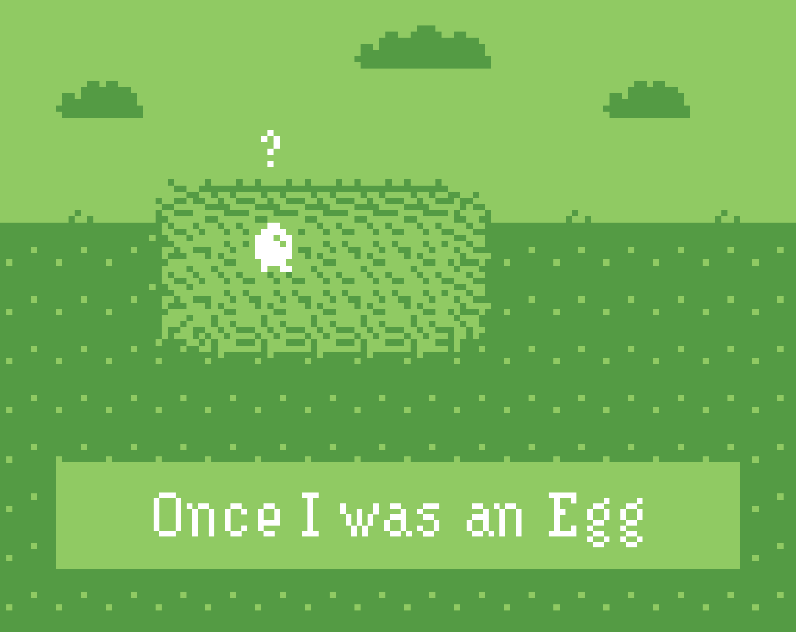 Once I was an Egg