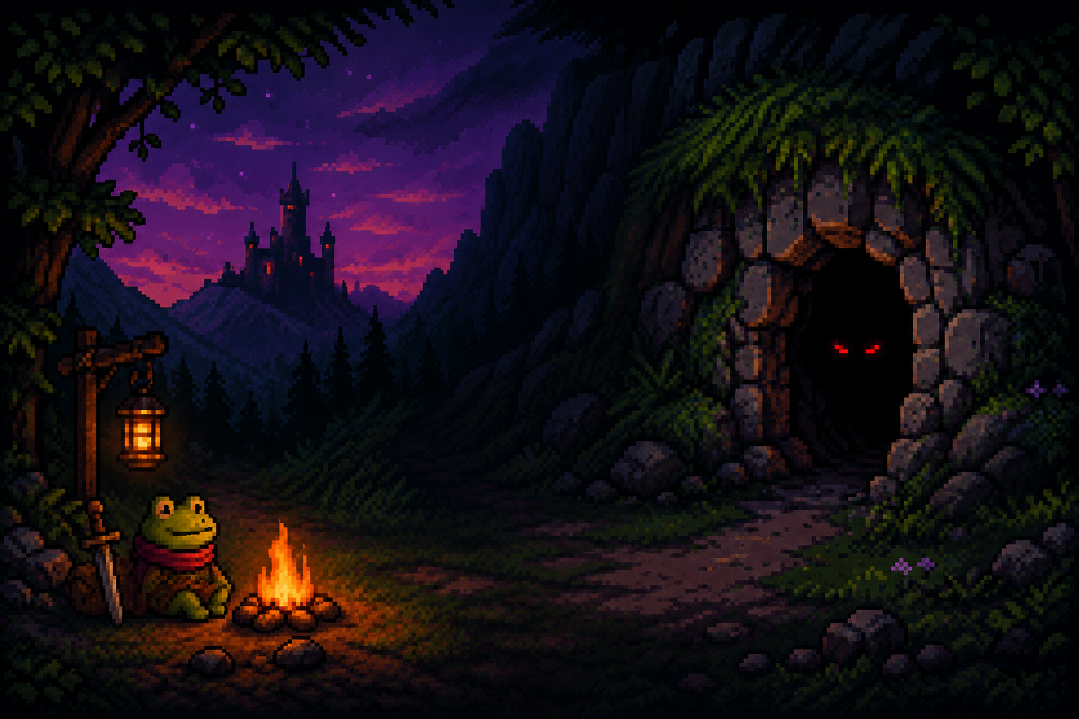 Frogbound: a frog to the rescue